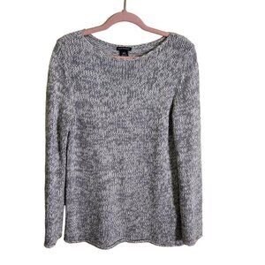 Club Monaco Designer Matalin Marled Knit Lambswool Cashmere Blend Sweater Size M